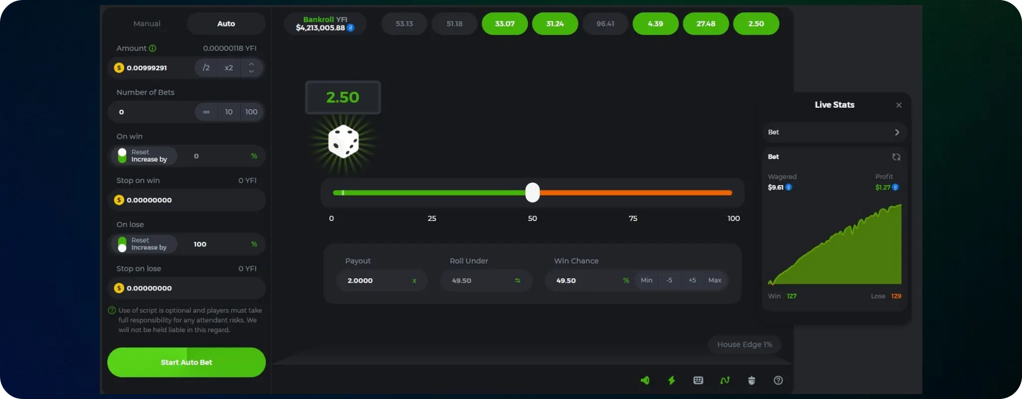 ضرایب و بازارهای شرط‌بندی در BC.Game