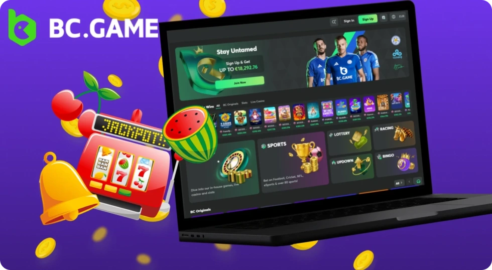 کازینو آنلاین پلتفرم محبوب BC.Game